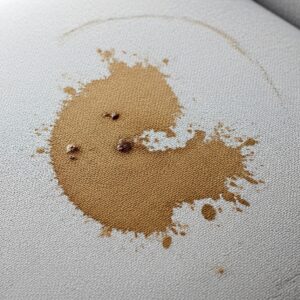 coffee stains on upholstery